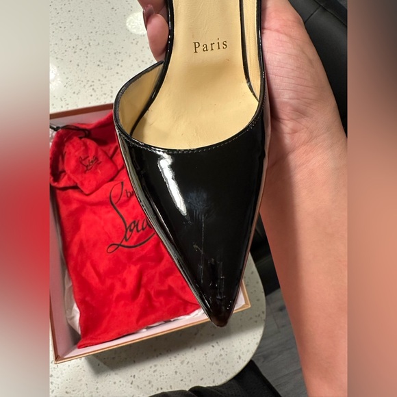 Christian Louboutin Iriza 100 mm Pumps Patent Calf
Black size 38 - Picture 6 of 7